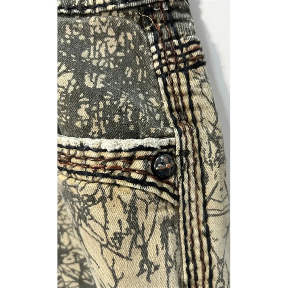 RARE Rock Revival Y2K Grunge Bolton Denim Jean Shorts Mens Size 40 Jorts‎ Clean